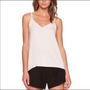 NWT light pink open back tank